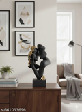 Couple&nbsp; Face Statue Black&nbsp; For Home Decor Valentines or Wedding Gift Item
