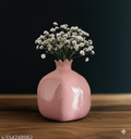 Pink Anar Vase | set of 1 | pink ceramic vase