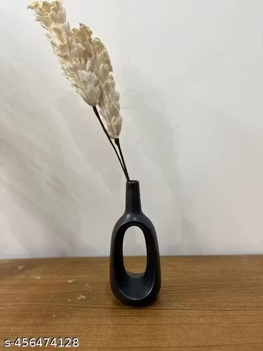 Black Family Ceramic Vases for Home Decor