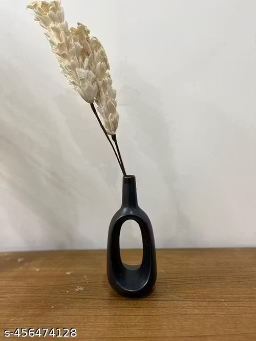 Black Family Ceramic Vases for Home Decor