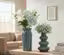 Modern Teal Ceramic Vase | set of 2 vase| Premium Home Decor Showpiece