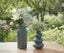 Modern Teal Ceramic Vase | set of 2 vase| Premium Home Decor Showpiece