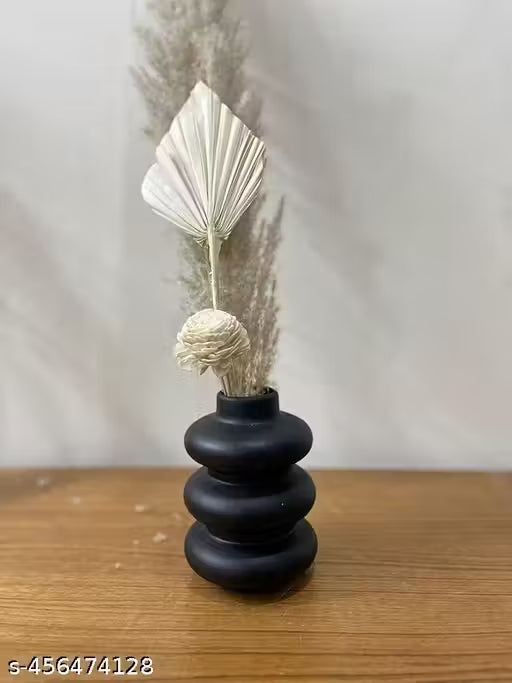 Black Family Ceramic Vases for Home Decor